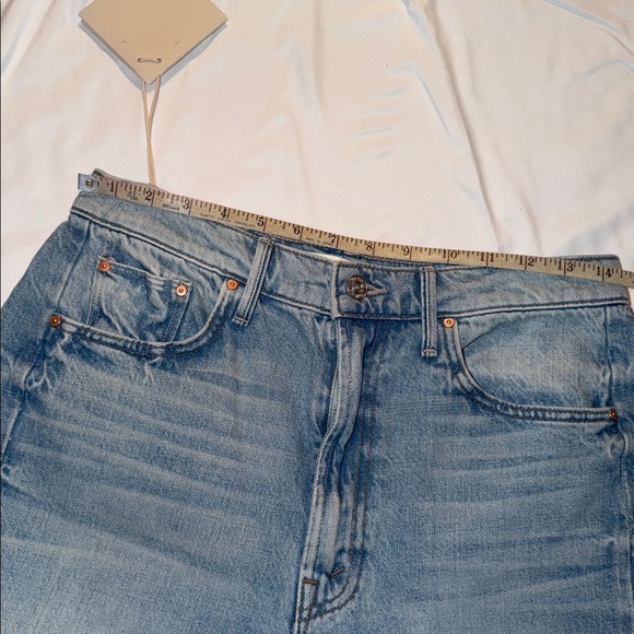 MOTHER The Half Pipe High-Rise Straight-Leg Ankle Jeans, size 28 - Picture 11 of 14